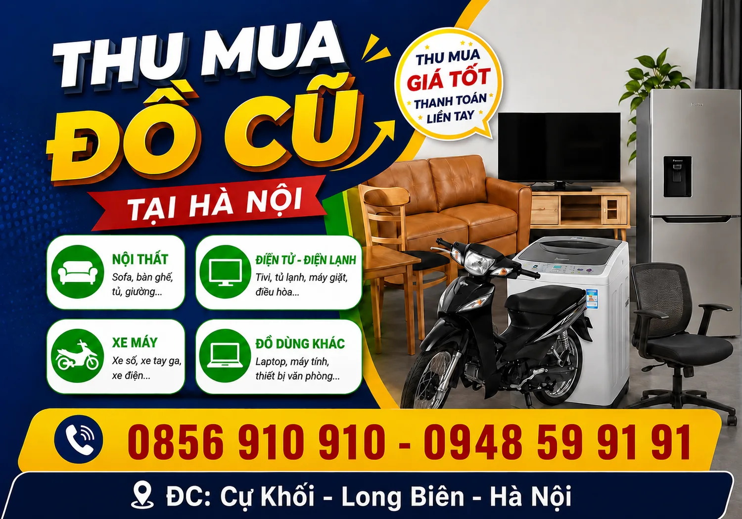 Đồ Cũ Gia Nguyễn thu mua đồ cũ tại Hà Nội